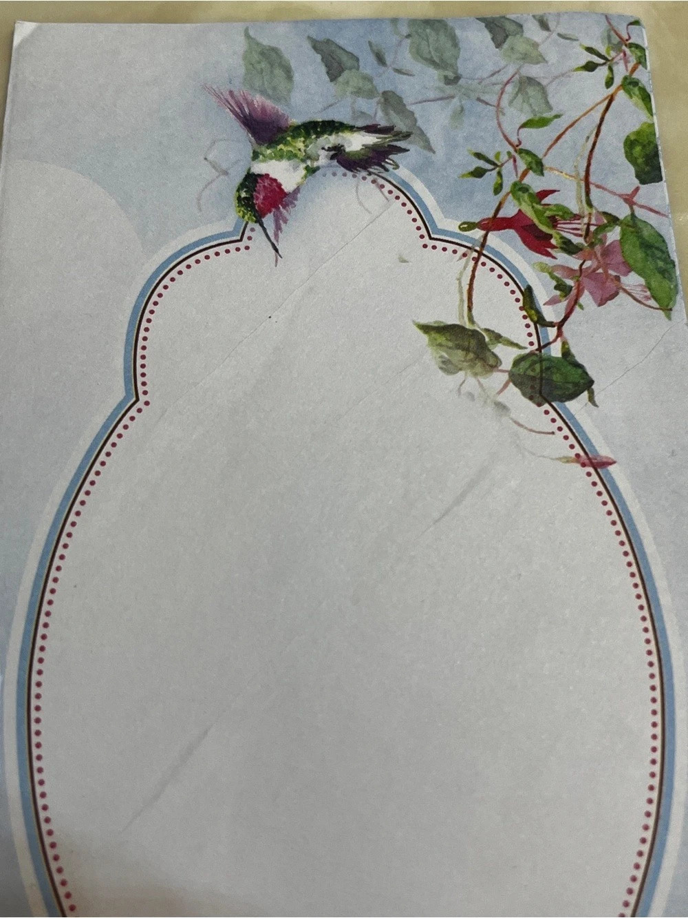 ✨2/$15✨ Birthday card “Just Wishing You a Very Happy Birthday” Hummingbird - Picture 7 of 10